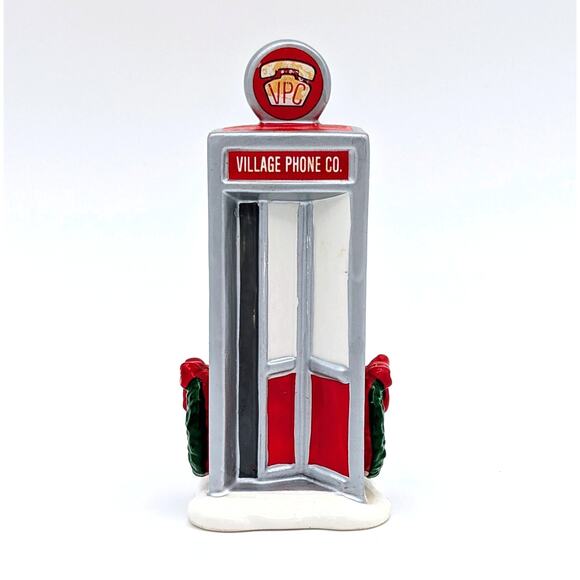 VTG Department 56 Snow Village Phone Booth 54291 Retired Accessory Original Box - Picture 1 of 10